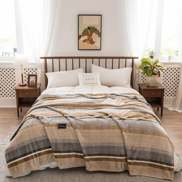 Autumn Winter Plaid Blankets in Milk Velvet - Casatrail.com